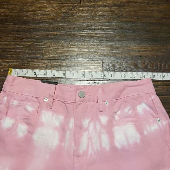 ANTHROPOLOGIE Blank NYC High Rise Tie Dye Shorts 28 NWT - Picture 10 of 12
